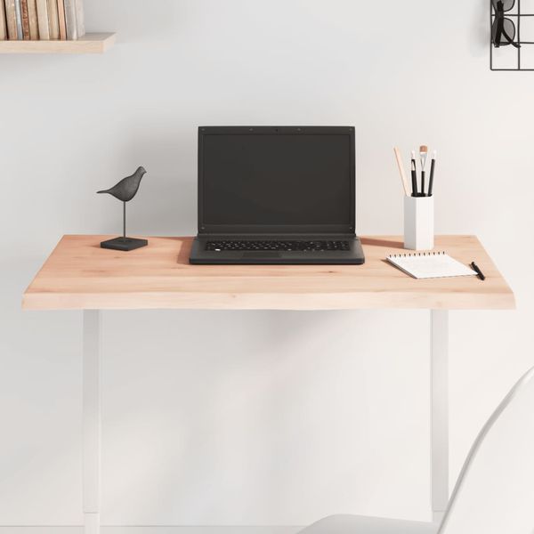 vidaXL Stolová doska 100x60x(2-6) cm neošetrený masív živé hrany