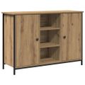 vidaXL Servírovacia skriňa Remeselný dub 100 x 35 x 70 cm