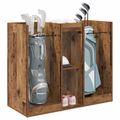 vidaXL Golfová skriňa Jednofarebný Staré drevo 102 x 45 x 85,5 cm