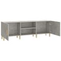 vidaXL TV stolík betónovo-sivý 150x30x50 cm spracované drevo