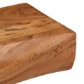 vidaXL Nástenné police 2 ks 80x17x8 cm, akáciový masív