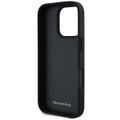 Puzdro Mercedes pre iPhone 16 Pro 6,3" MEHCP16L23RWRSK Hardcase MB Waves Kožené čierne
