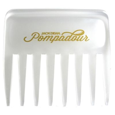 Hrebeň na vlasy JACK DEAN Pompadour comb - transparentný