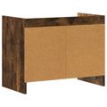 vidaXL TV skrinka 60 x 33 x 47 cm Dymový dub Kompozitné drevo