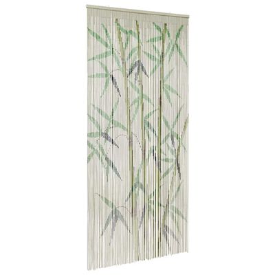 vidaXL záves proti hmyzu bambusová potlač 100x200 cm bambus