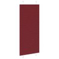 vidaXL Plisovaná roleta bordová červená 90x200 cm šírka látky 89,4 cm polyester