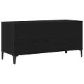 vidaXL Skrinka na gramofónové platne Čierny dub 100 x 38 x 48 cm