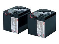 Batéria UPS - olovo-kyselina - 2 články - čierna - pre P/N: SMT2200C, SMT2200I-AR, SMT2200IC, SMT3000C, SMT3000I-AR, SMT3000IC, SUA3000I-IN