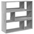 vidaXL Knižnica/deliaca stena sivá sonoma 100x33x94,5 cm