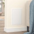 vidaXL Access Panel Biela 33 x 23 x 3 cm Oceľ