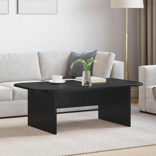 vidaXL Konferenčný stolík Čierna 93 x 53 x 33 cm Kompozitné drevo