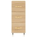 vidaXL Komoda dub sonoma 34,5x34x90 cm spracované drevo