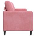 vidaXL Sofa s úložným priestorom Ružová 172 x 78 x 87 cm Polyester