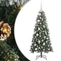 vidaXL Umelý vianočný stromček Zelená 120 cm PVC, plast a oceľ