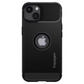 Puzdro Spigen Rugged Armor pre iPhone 13 matná čierna