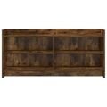 vidaXL TV skrinka 100 x 33 x 47 cm Dymový dub Kompozitné drevo