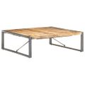 vidaXL Konferenčný stolík 120x120x40 cm, surové mangové drevo