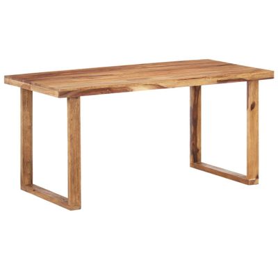 vidaXL Jedálenský stôl 160x80x76 cm, drevený masív akácia