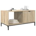 vidaXL Konferenčný stolík Sonoma dub 90 x 49 x 46 cm Kompozitné drevo