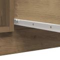 vidaXL Komoda so zásuvkami dub artisan 100,5x35x76 cm kompozitné drevo