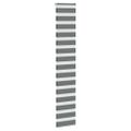 vidaXL Zebra roleta tmavošedá 45x200 cm šírka látky 40,9 cm polyester
