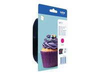 Vysoká výťažnosť - purpurová - originálna - blistr - atramentová kazeta - pre Brother DCP-J100, DCP-J105, DCP-J132W, DCP-J4110DW, DCP-J552DW, DCP-J752DW