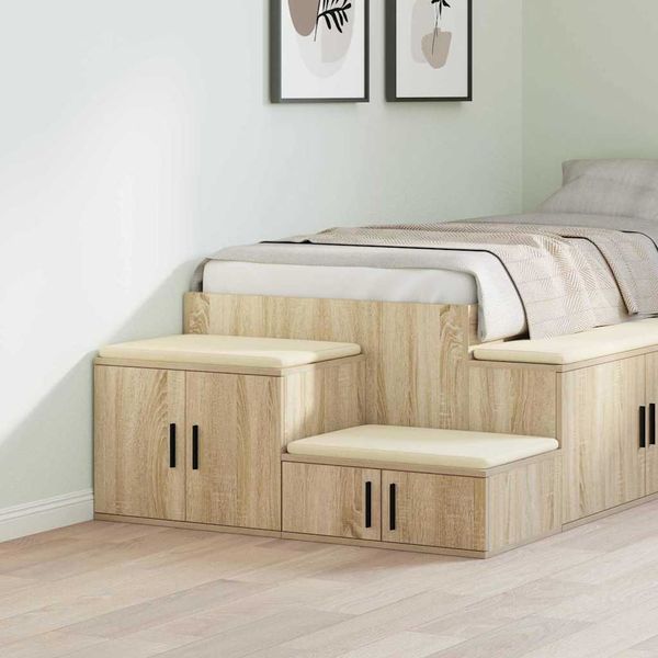 vidaXL Úložná skrinka 2 pcs Sonoma dub 103 x 41 x 40 cm