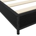vidaXL Rám postele Čierny dub 80 x 200 cm Kompozitné drevo