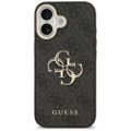 Puzdro Guess pre iPhone 17 HC 4G PU W/ BIG 4G CLASSIC LOGO GD čierne