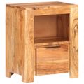 vidaXL Nočný stolík 40x30x50 cm akáciový masív