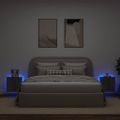 vidaXL TV nástenné skrinky s LED svetlami 2ks sivý sonoma 40,5x35x40cm