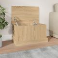 vidaXL Úložný box, dub sonoma, 50x30x28 cm, technické drevo