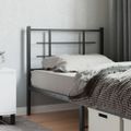 vidaXL Kovové náhradné čelo postele čierne 90 cm