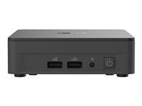 Barebone - mini PC 1 x Core i5 1350PE / až 4.6 GHz - vPro - RAM 0 GB - grafika Intel Iris Xe Graphics - Bluetooth 5.3, IEEE 802.11ax (Wi-Fi 6E), Gigabit Ethernet, 2.5 Gigabit Ethernet - černá