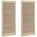 vidaXL Skříňové dvere s dverami 2 ks Prírodná 49,5 x 2,1 x 110 cm