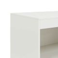 vidaXL Komoda biela 67x39x107 cm oceľová