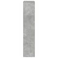 vidaXL Deliaca stena betónová sivá 100x33x156,5 cm kompozitné drevo