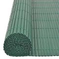 vidaXL Záhradný plot Zelená 150 x 500 cm PVC