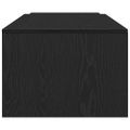 vidaXL Konferenčný stolík Čierny dub 150 x 50 x 35 cm Kompozitné drevo