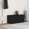 vidaXL Úložná lavička Čierny dub 102 x 42 x 45 cm Kompozitné drevo