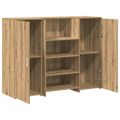 vidaXL Recepčný stôl dub artisan 135x50x103,5 cm kompozitné drevo
