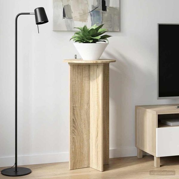 vidaXL Stojan na rastliny 2 pcs Dub sonoma 40 x 40 x 80 cm