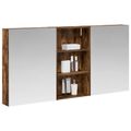 vidaXL Set kabinetov do kúpeľne 3 ks 140 x 14,5 x 70 cm