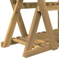 vidaXL Stojan na rastliny Biela 95 x 25 x 101,5 cm