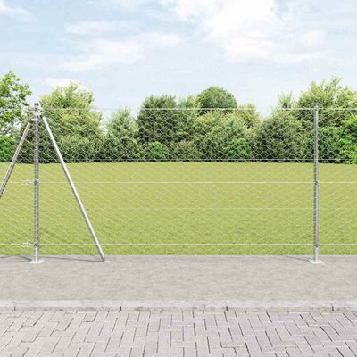 vidaXL Hexagonálne oplotenie s betónovým podstavcom 100 x 1,2 m