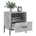 vidaXL Nočné stolíky 2 ks betónovo sivé 40x35x47,5 cm kompozitné drevo