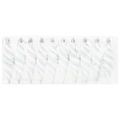 vidaXL Vianočná špirálová guľa 40 ks Biela 3 x 11 cm Plast
