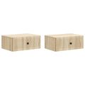 vidaXL Nočný stolík 2 ks Dub sonoma 49 x 34,5 x 20 cm Kompozitné drevo