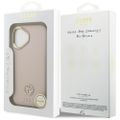 Puzdro Guess pre iPhone 17 HC MAGSAFE PU S/ ZRNITÝM PU STRASS LOGO ružová