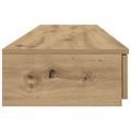vidaXL Zásuvky pod posteľ Remeselný dub 140 x 36,5 x 16,5 cm